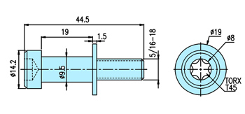 Striker bolt assembly_824-21_drawing